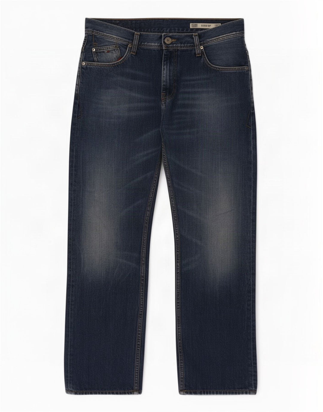 Tommy Hilfiger Mens Ryder Zip Regular Straight Jeans W36 L32 Blue