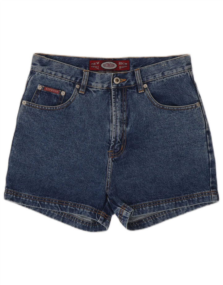 REDWOOD Womens Denim Shorts W32 Large Blue Cotton