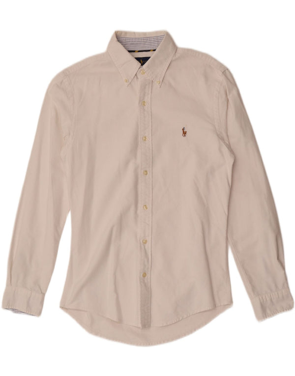 Ralph Lauren Mens Slim Fit Shirt Medium White