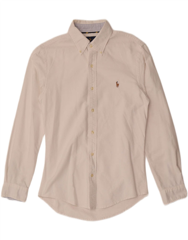 Ralph Lauren Mens Slim Fit Shirt Medium White