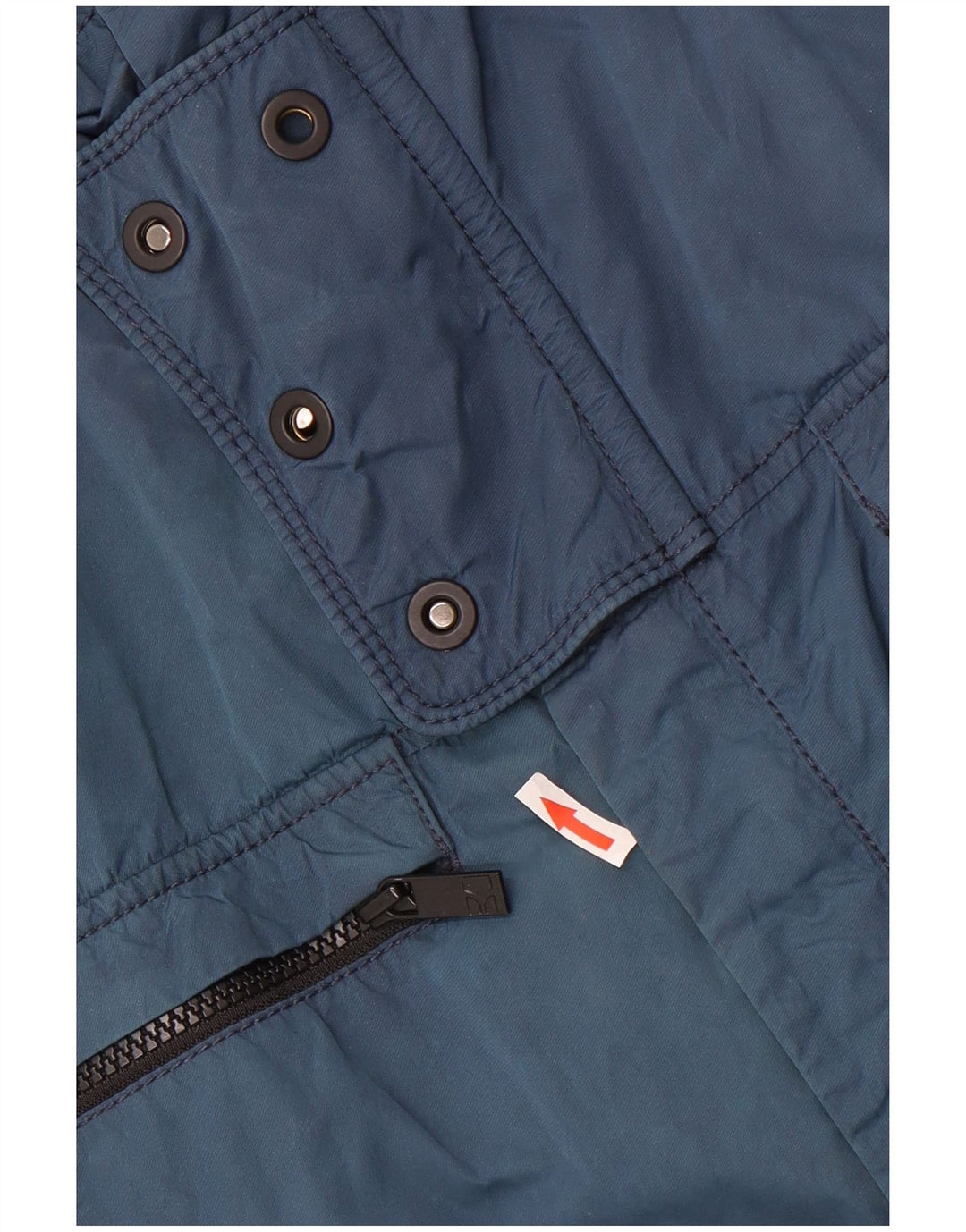 Hugo Boss Mens Utility Jacket EU 54 2XL Blue Polyamide