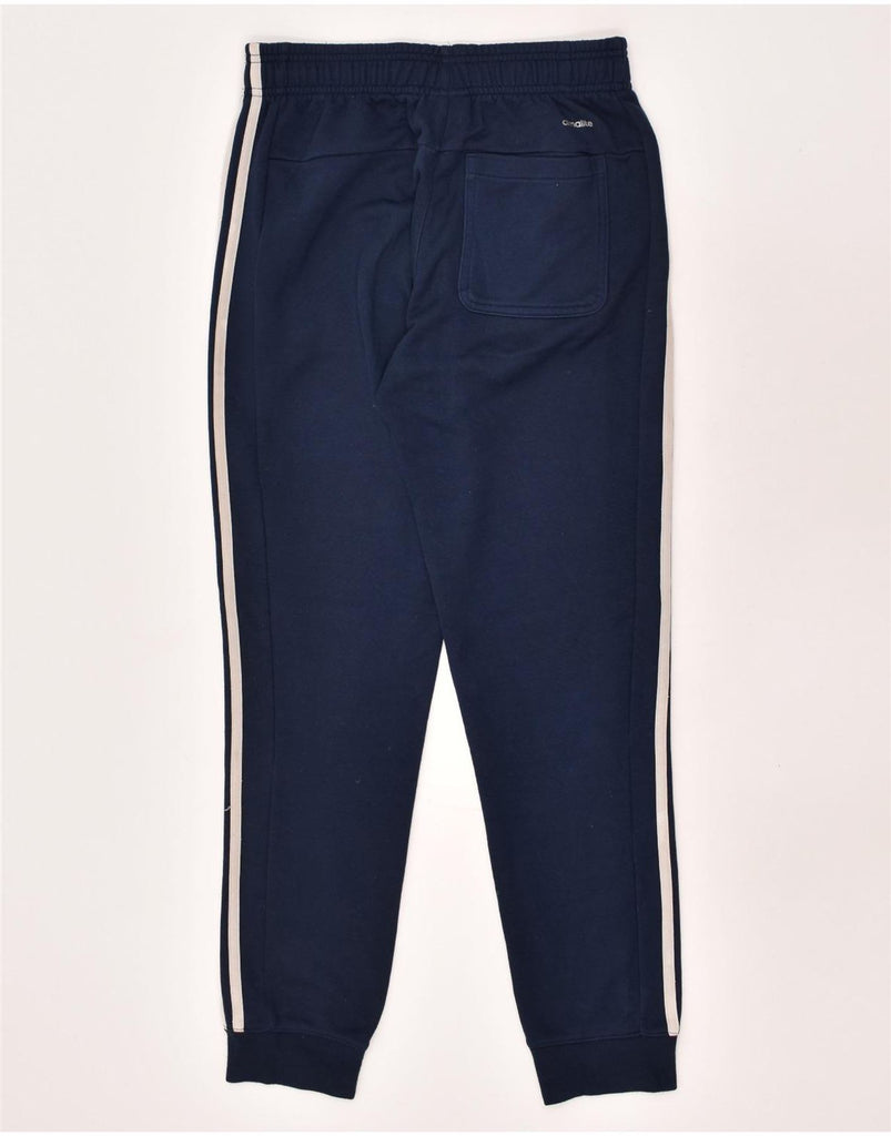 ADIDAS Mens Climalite Tracksuit Trousers Joggers Small Navy Blue Polyester | Vintage Adidas | Thrift | Second-Hand Adidas | Used Clothing | Messina Hembry 