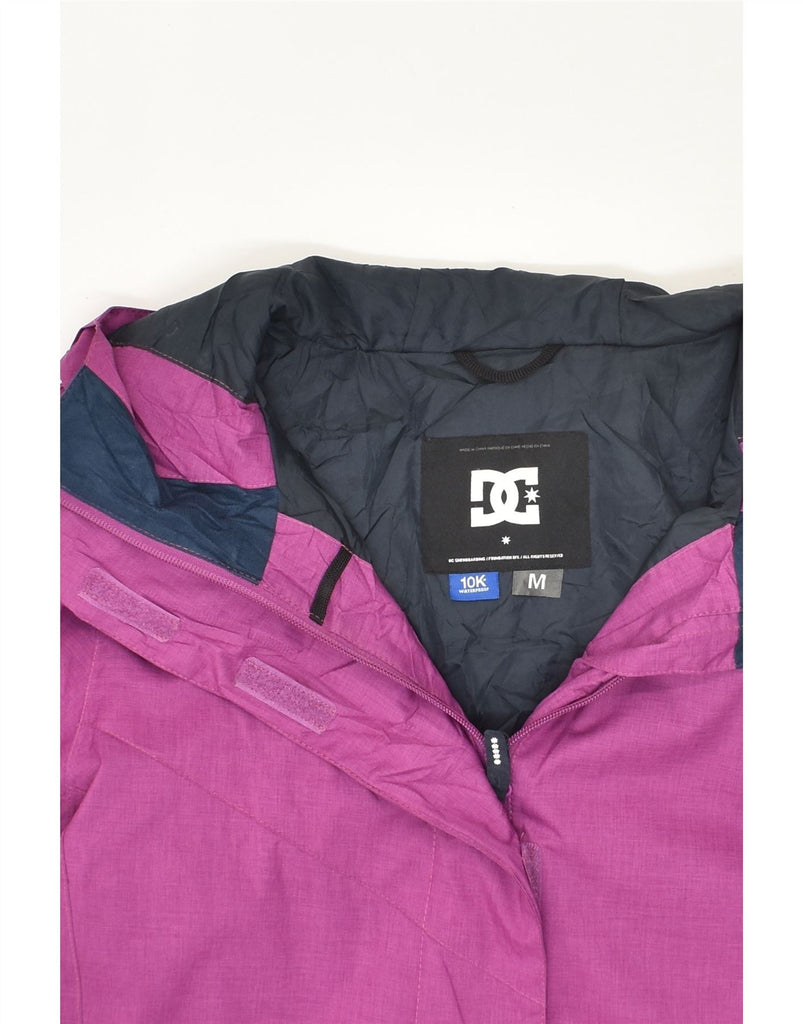 DC Womens Hooded Windbreaker Jacket UK 14 Medium Purple Polyester | Vintage DC | Thrift | Second-Hand DC | Used Clothing | Messina Hembry 