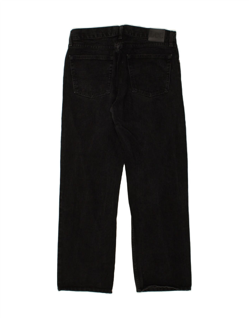 LEE Mens Straight Jeans W32 L30 Black Cotton | Vintage Lee | Thrift | Second-Hand Lee | Used Clothing | Messina Hembry 