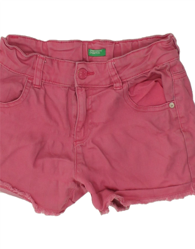 BENETTON Girls Casual Shorts 11-12 Years W25 Pink | Vintage Benetton | Thrift | Second-Hand Benetton | Used Clothing | Messina Hembry 