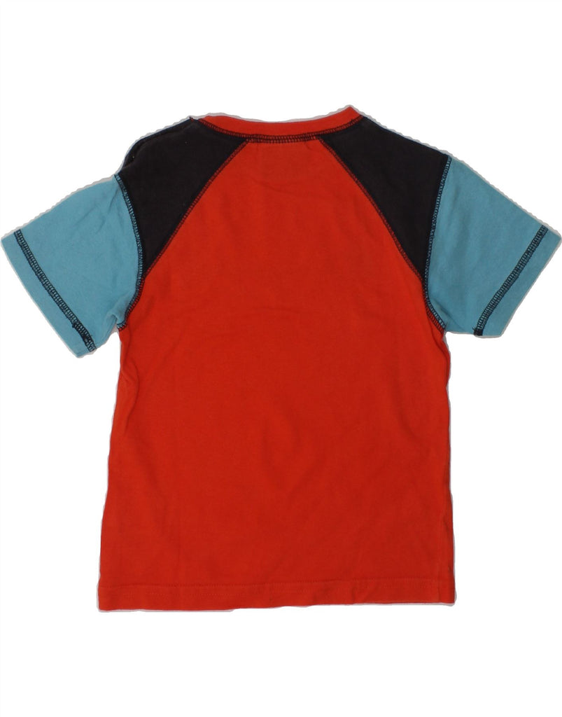 CHAMPION Baby Boys Graphic T-Shirt Top 12-18 Months Red Colourblock Cotton | Vintage Champion | Thrift | Second-Hand Champion | Used Clothing | Messina Hembry 