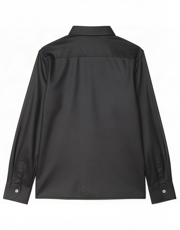 Fascino Womens Shirt Blouse IT 46 Large Black Synthetic