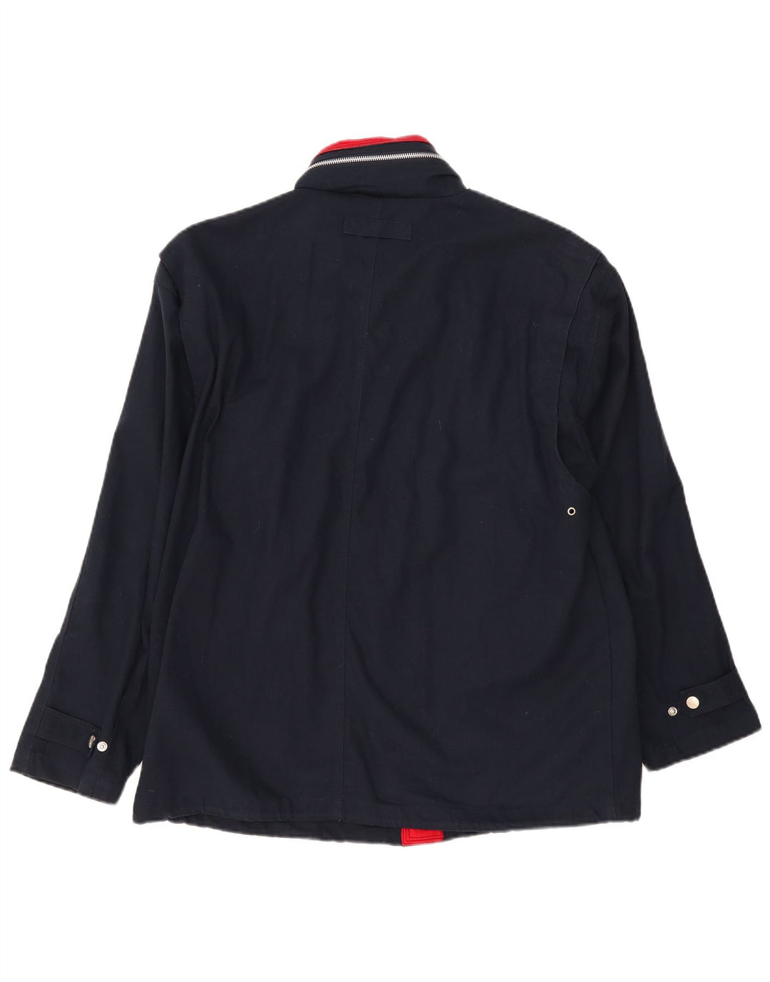 OXER Mens Hooded Utility Jacket UK 40 Large Navy Blue Cotton
