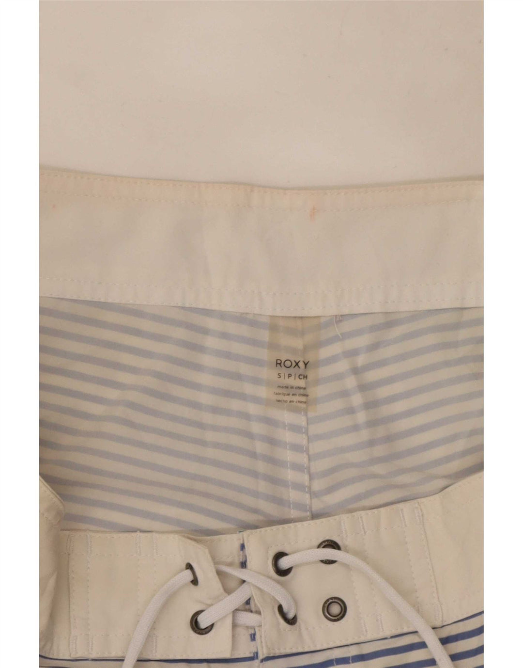 Roxy Mens Swimming Shorts Small Multicoloured Striped