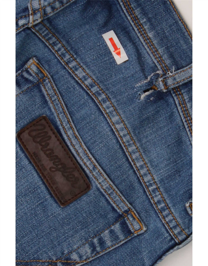 Wrangler Mens Texas Straight Jeans W36 L30 Blue Cotton