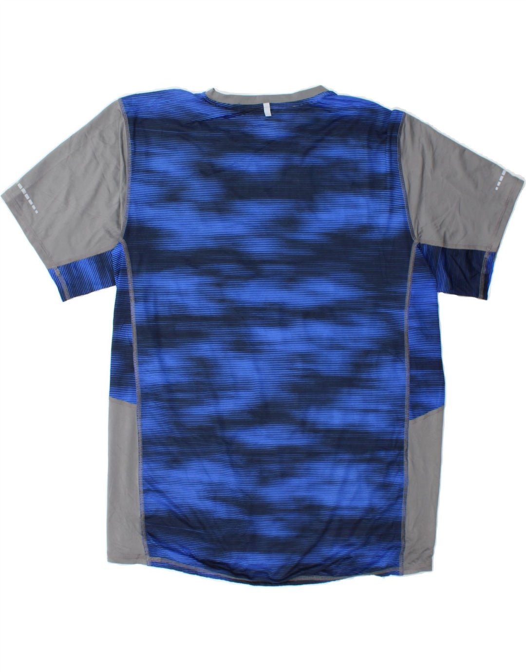 RUSSELL ATHLETIC Mens T-Shirt Top XL Grey Colourblock Polyester Vintage Russell Athletic and Second-Hand Russell Athletic from Messina Hembry 
