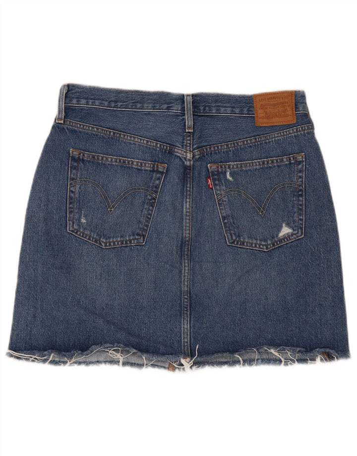 Levi's Womens Denim Skirt W30 Medium Blue