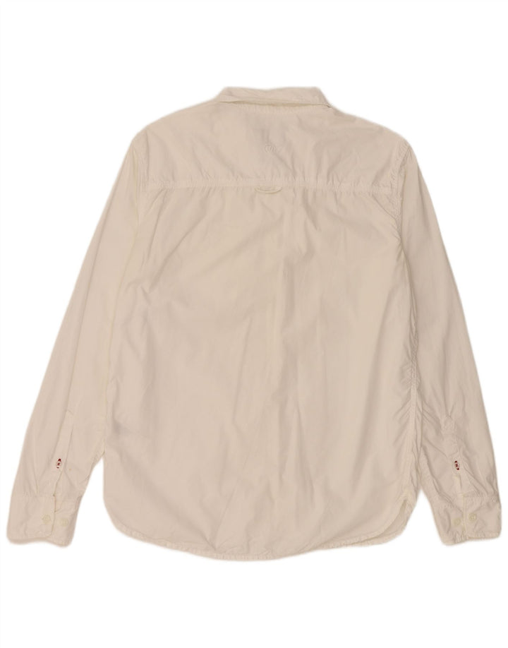 Fat Face Mens Shirt Medium White Cotton