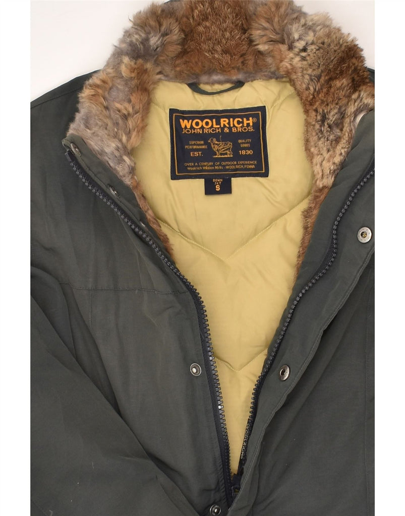 WOOLRICH Womens Padded Coat UK 8 Small Black | Vintage Woolrich | Thrift | Second-Hand Woolrich | Used Clothing | Messina Hembry 