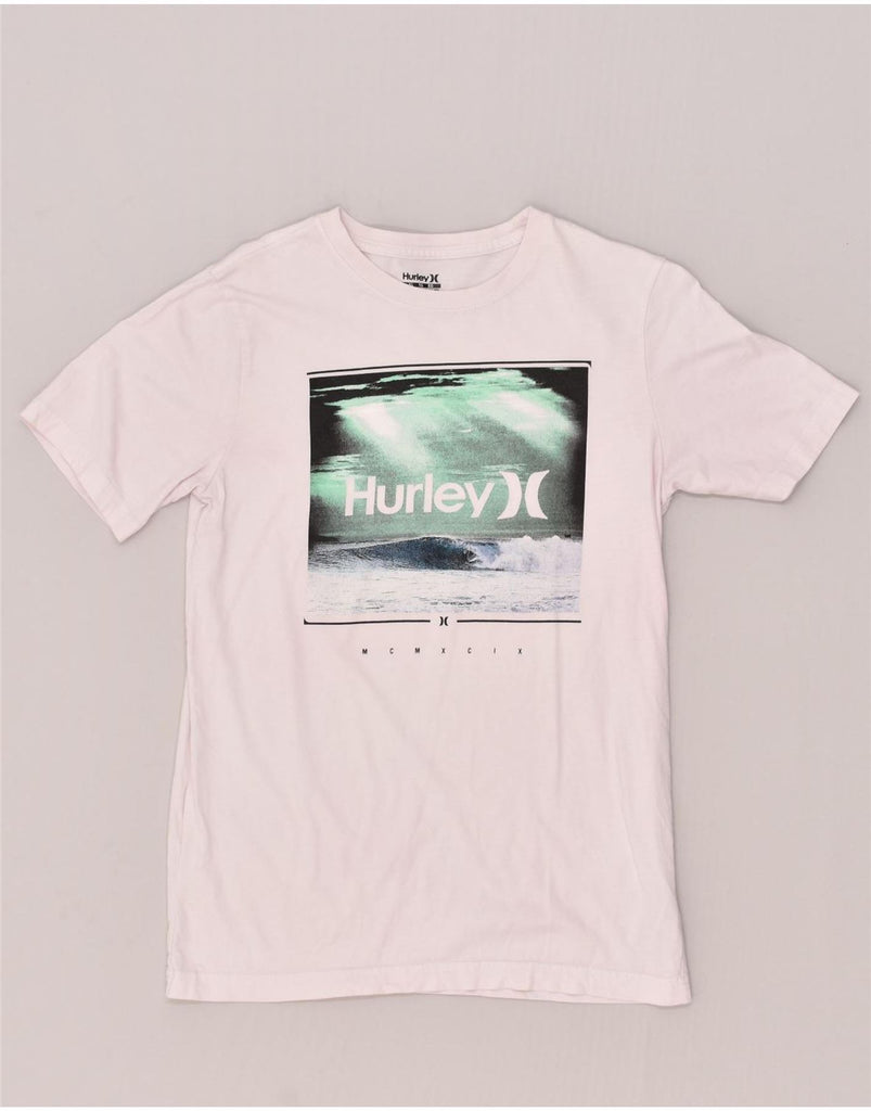 HURLEY Boys Graphic T-Shirt Top 13-14 Years XL White Cotton | Vintage Hurley | Thrift | Second-Hand Hurley | Used Clothing | Messina Hembry 