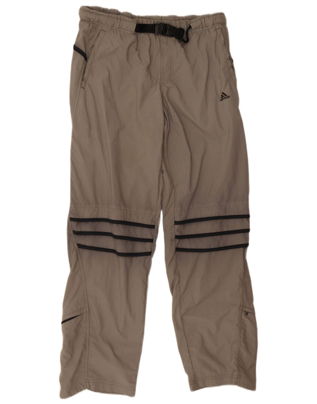 Adidas Boys Waterproof Trousers 13-14 Years Grey Colourblock Polyamide