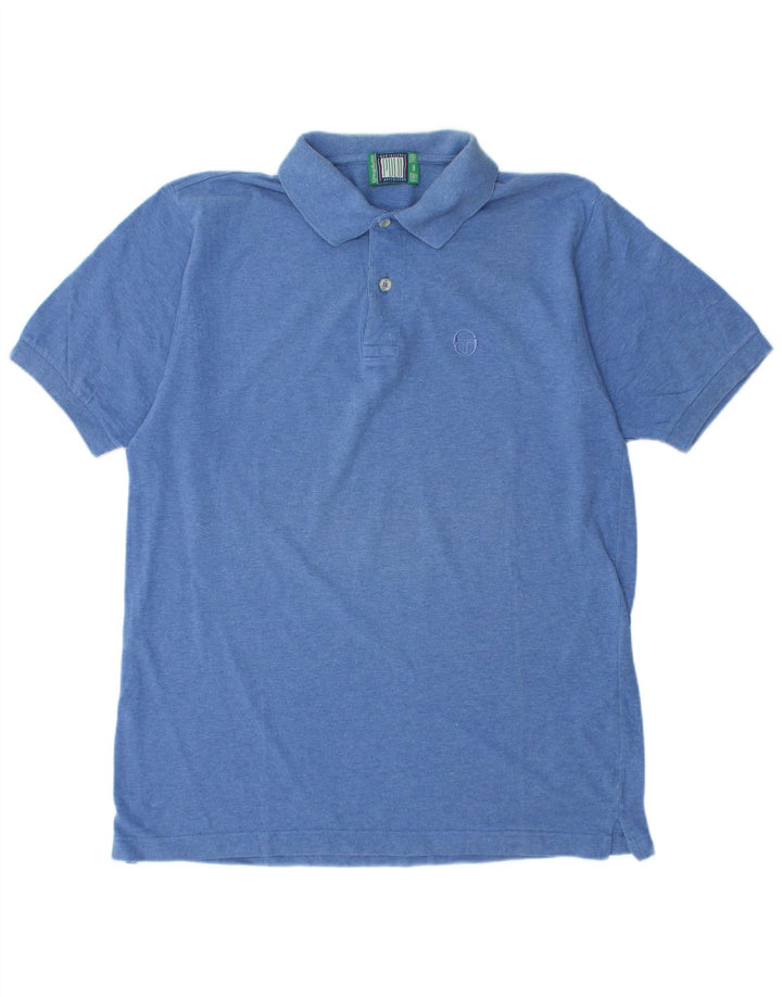 Sergio Tacchini Mens Polo Shirt Medium Blue