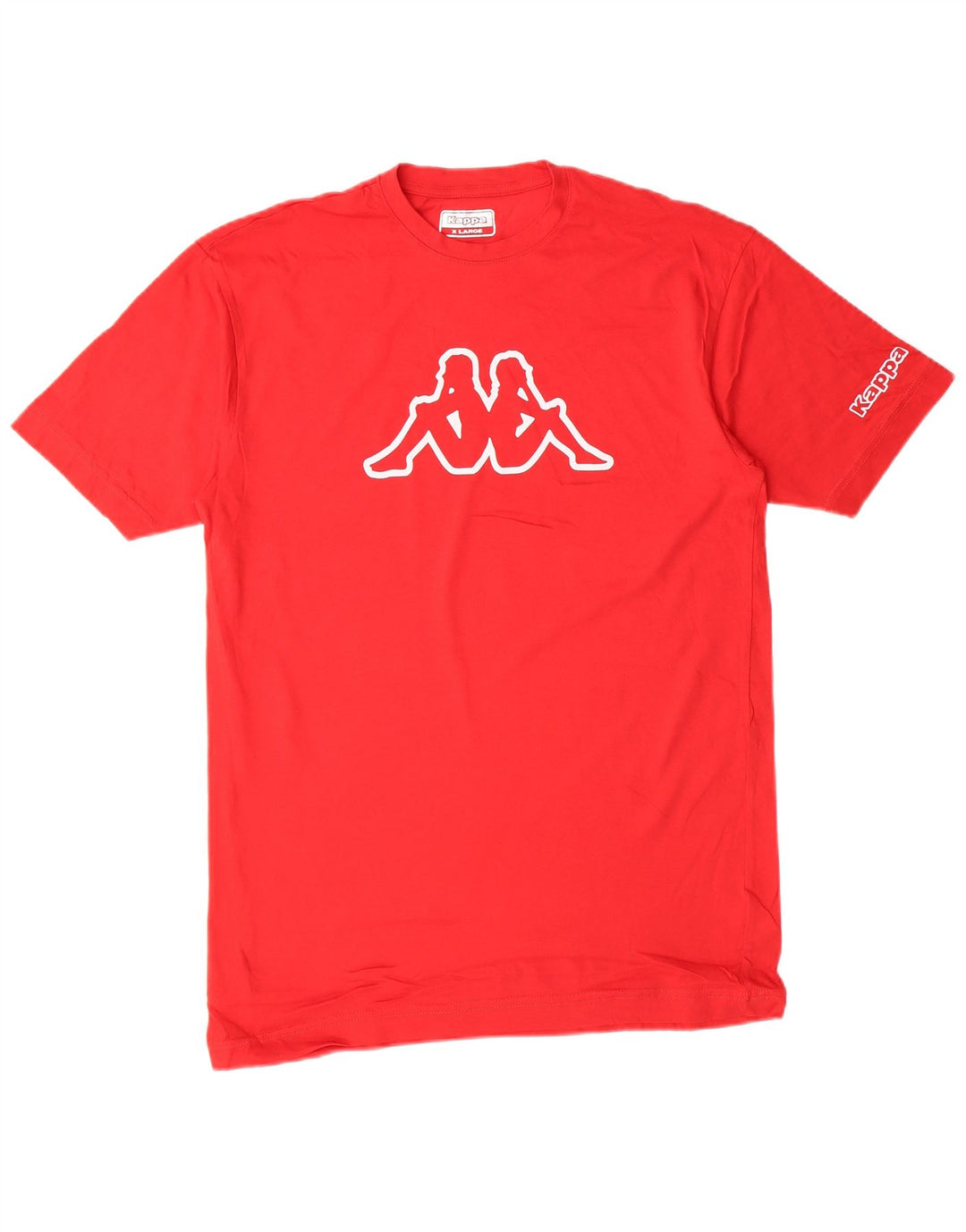 KAPPA Boys Graphic T-Shirt Top 15-16 Years XL Red Cotton
