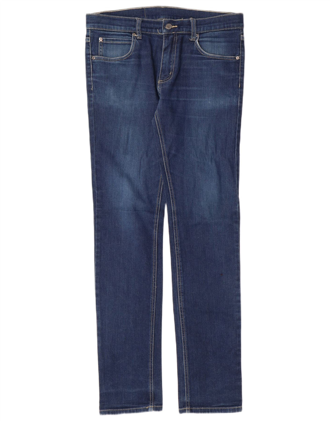 CHEAP MONDAY Womens Slim Jeans W32 L33 Blue Cotton