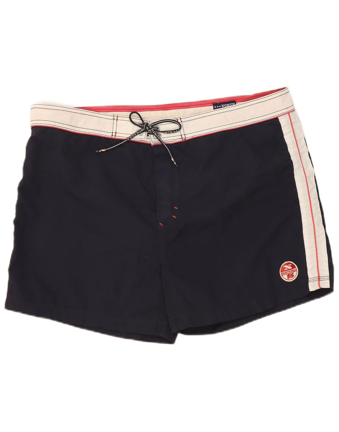 North Sails Mens Swimming Shorts XL  Navy Blue Colourblock Polyamide