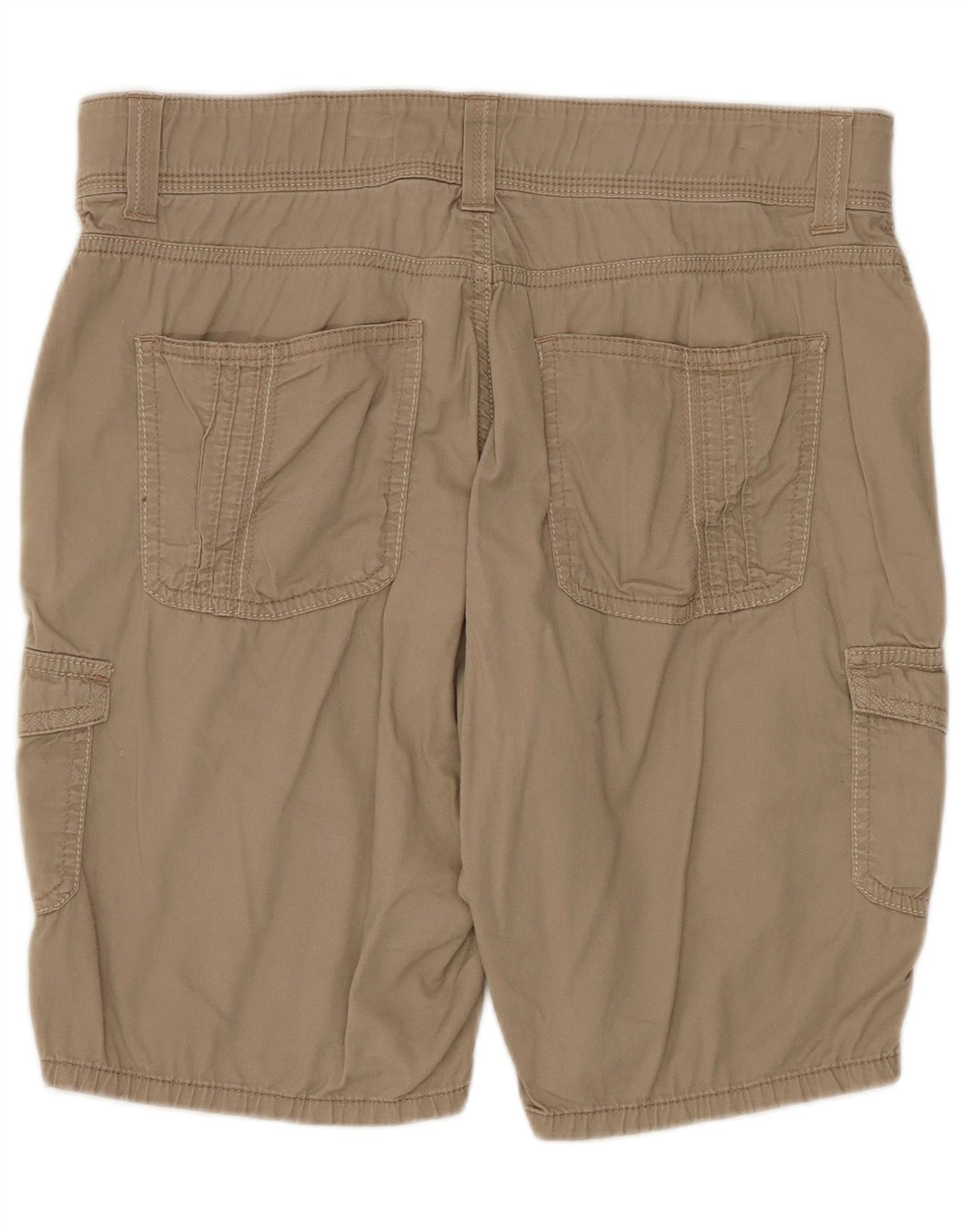 Lee Womens Cargo Shorts US 10 Large W32 Beige Cotton