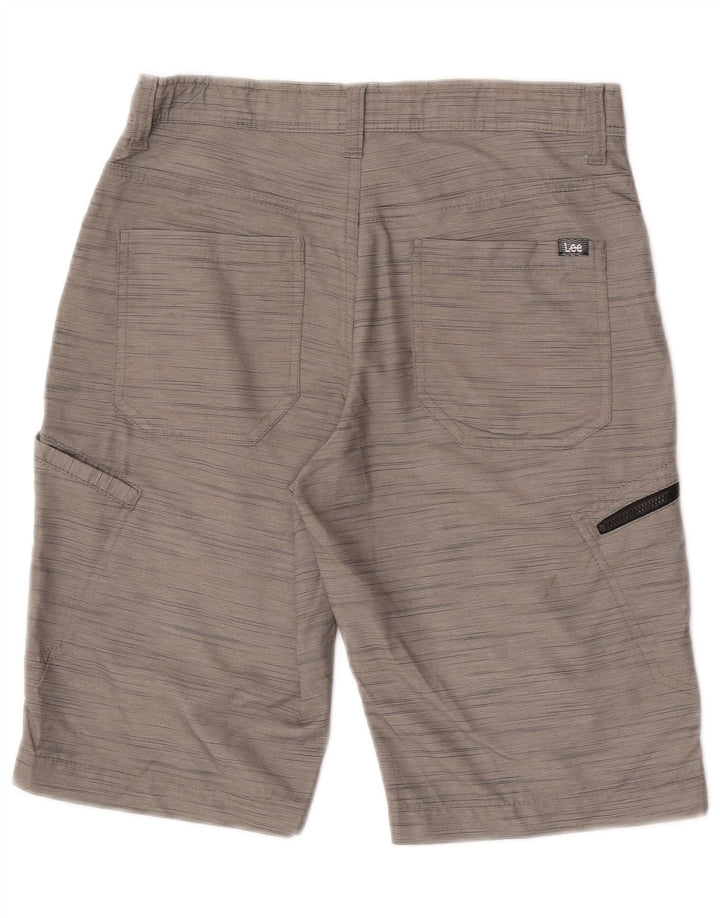 Lee Boys Cargo Shorts 11-12 Years W27  Grey Flecked Polyester