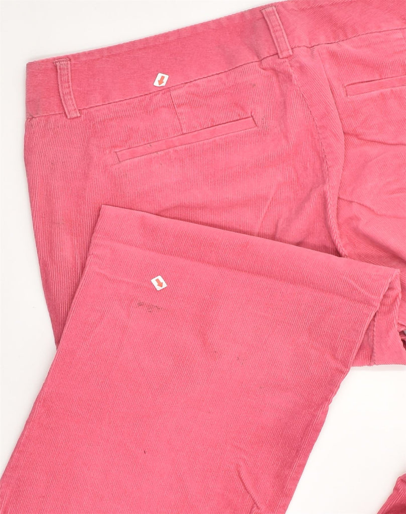 J. CREW Womens Low Waist Corduroy Trousers US 6 Medium W32 L26  Pink | Vintage J. Crew | Thrift | Second-Hand J. Crew | Used Clothing | Messina Hembry 