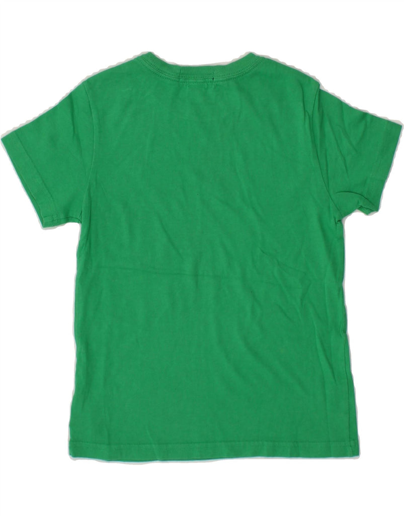 POLO RALPH LAUREN Boys T-Shirt Top 5-6 Years  Green Cotton Vintage Polo Ralph Lauren and Second-Hand Polo Ralph Lauren from Messina Hembry 
