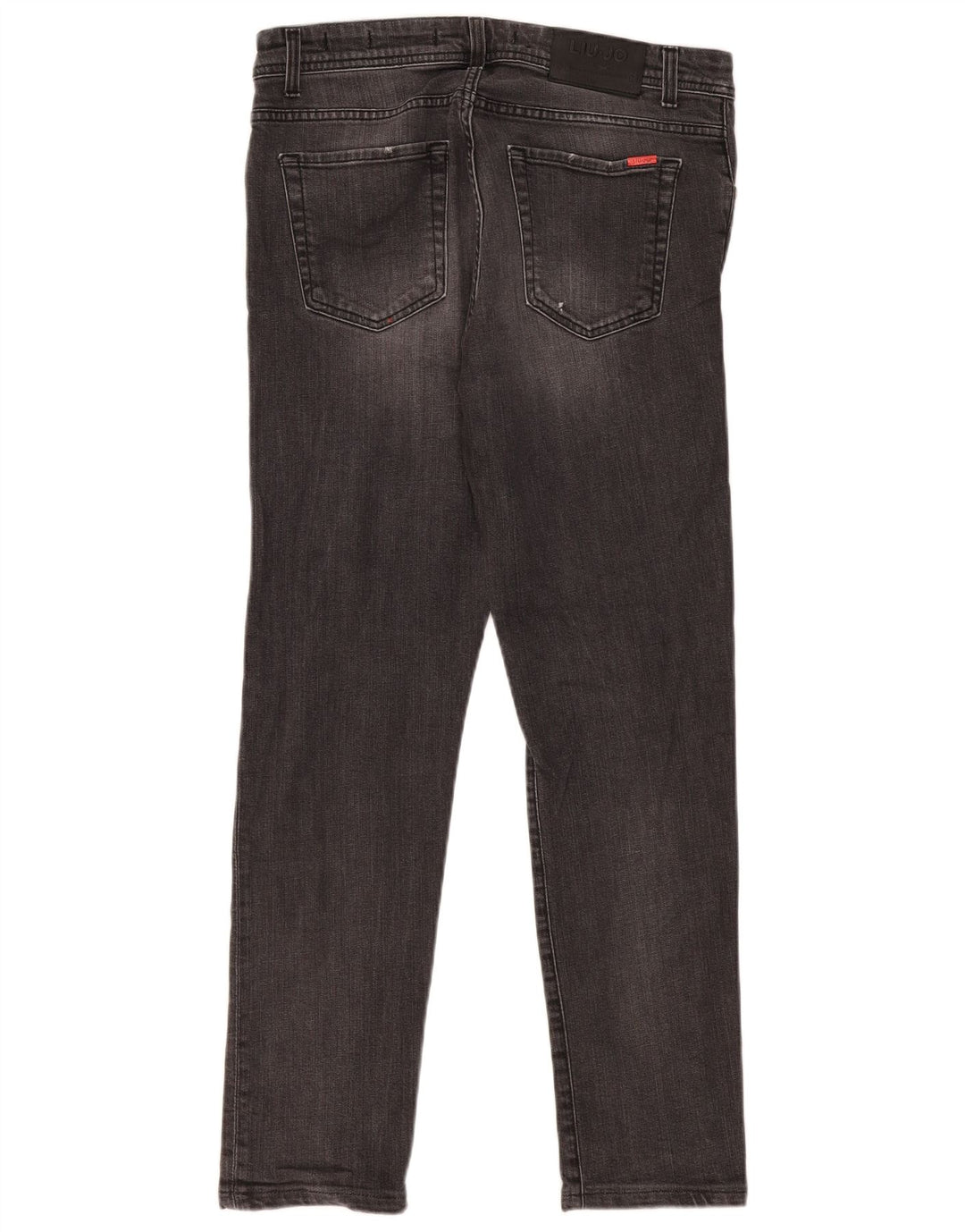Liu Jo Mens Regular Slim Jeans W35 L30 Grey Cotton