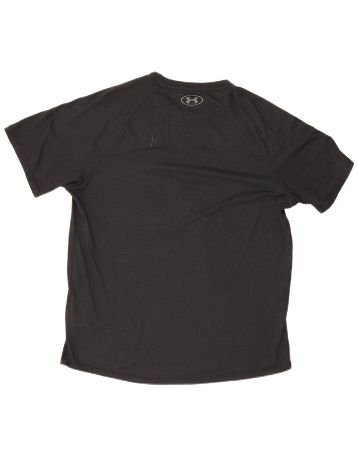 Under Armour Mens T-Shirt Top Medium Black Polyester