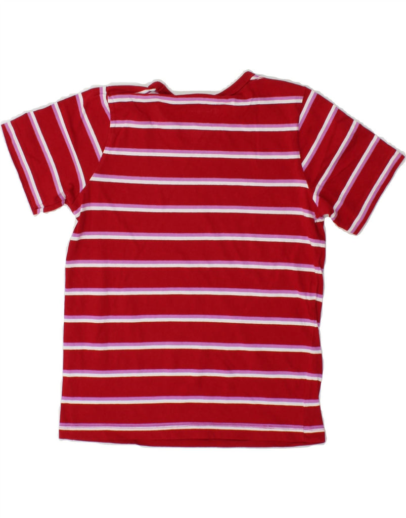 CHAMPION Girls T-Shirt Top 11-12 Years Red Striped Cotton Vintage Champion and Second-Hand Champion from Messina Hembry 
