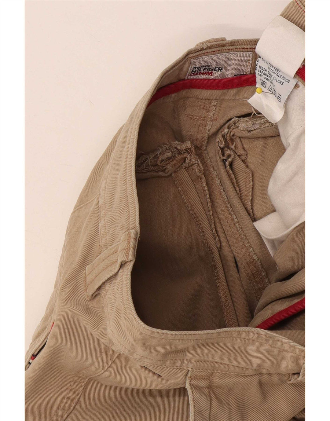 Tommy Hilfiger Mens Joggers Cargo Trousers W30 L32 Beige