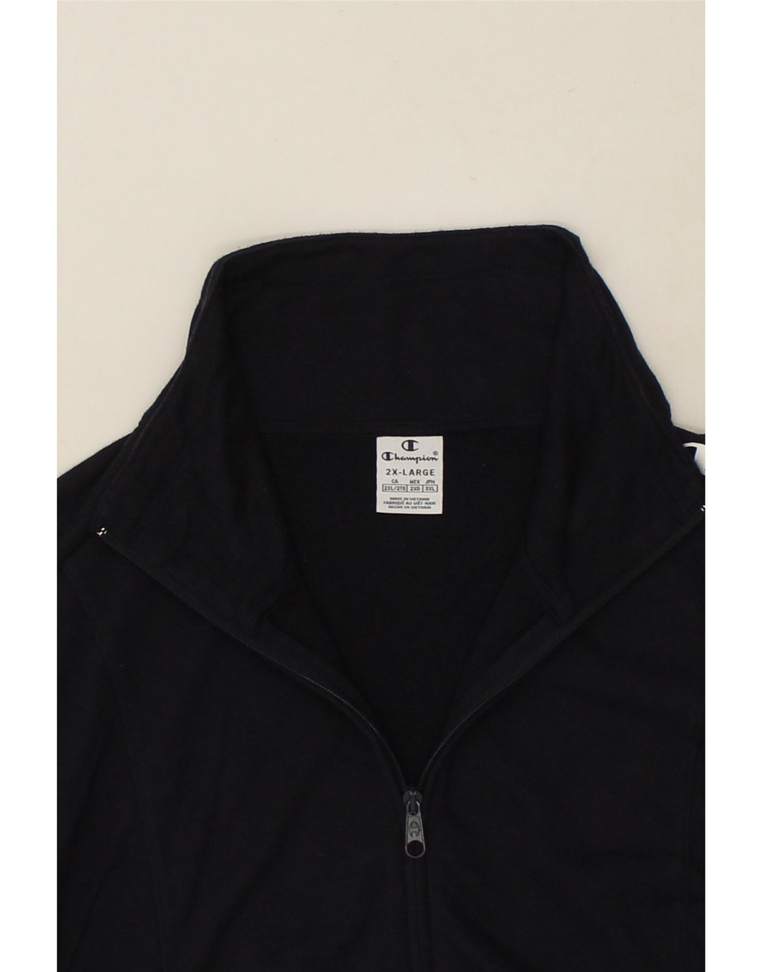 CHAMPION Womens Graphic Tracksuit Top Jacket UK 20 2XL Navy Blue Vintage Champion and Second-Hand Champion from Messina Hembry 