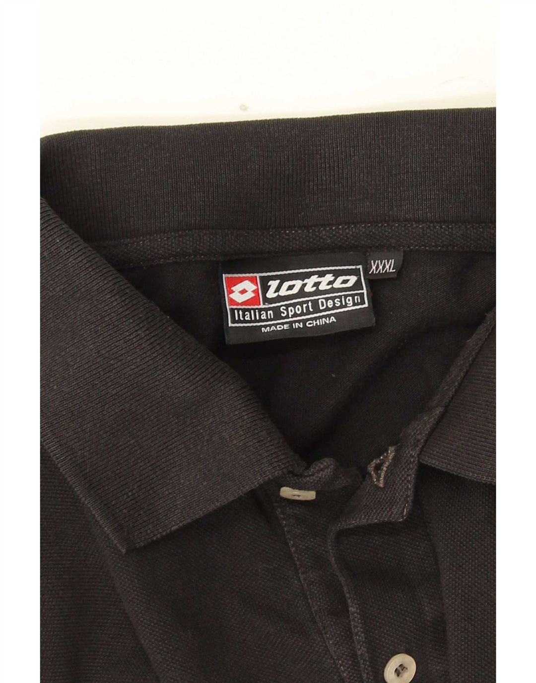 Lotto Mens Polo Shirt 3XL Black