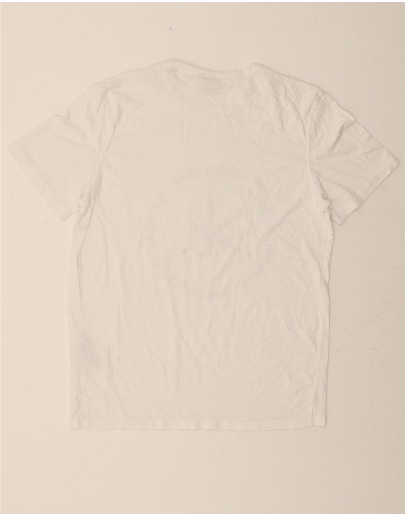 JACK & JONES Mens Graphic T-Shirt Top XL White Cotton Vintage Jack & Jones and Second-Hand Jack & Jones from Messina Hembry 