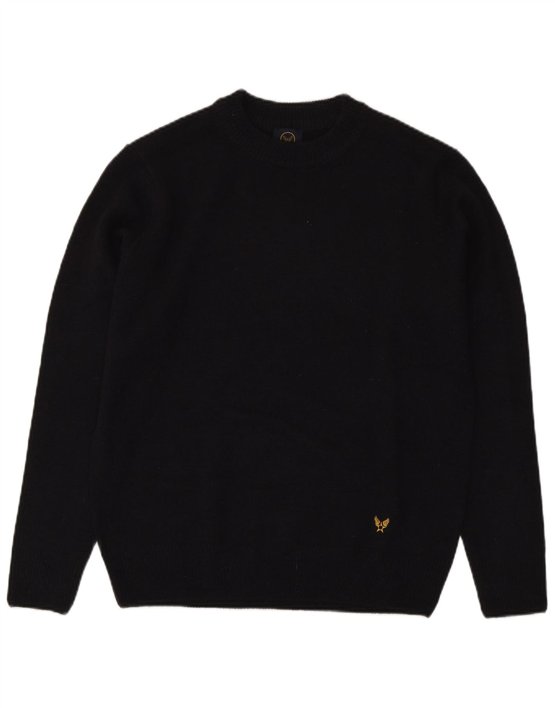 Avirex Mens Crew Neck Jumper Sweater Large Navy Blue Acrylic