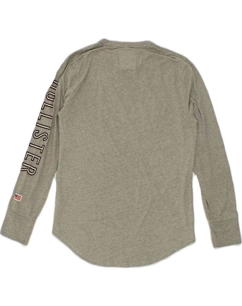 HOLLISTER Mens Graphic Top Long Sleeve XS Grey Cotton | Vintage Hollister | Thrift | Second-Hand Hollister | Used Clothing | Messina Hembry 