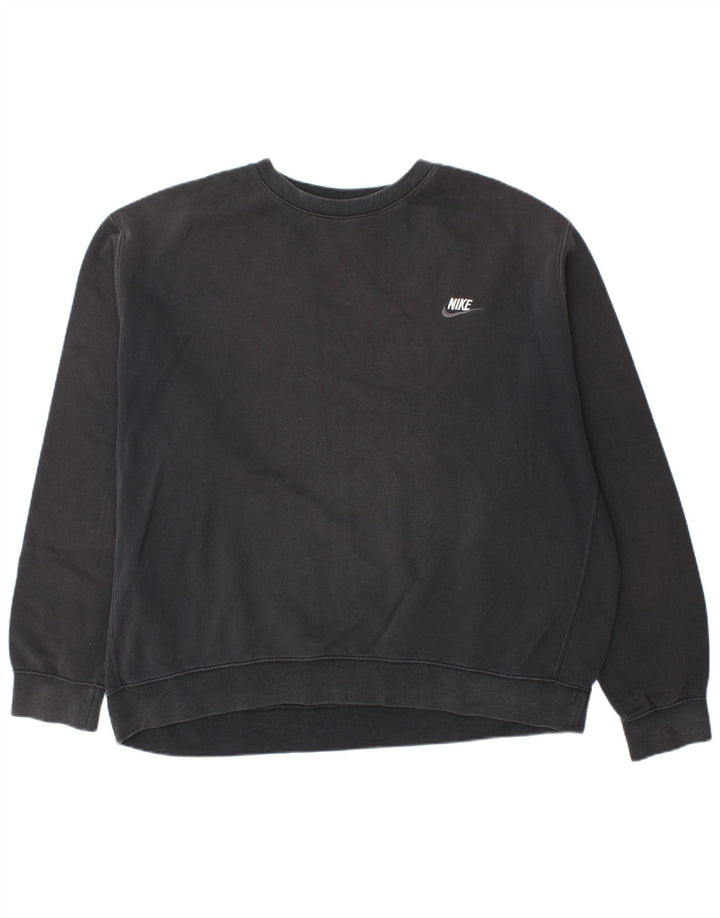 NIKE Mens Loose Fit Sweatshirt Jumper 2XL Black