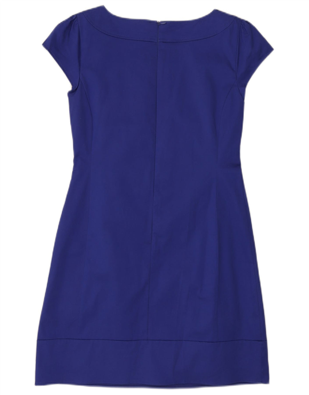 OASIS Womens Sheath Dress UK 12 Medium Navy Blue Cotton