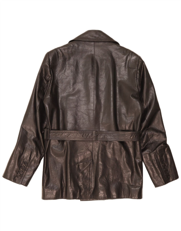 Costume National Mens Double Breasted Jacket IT 48 Medium Black