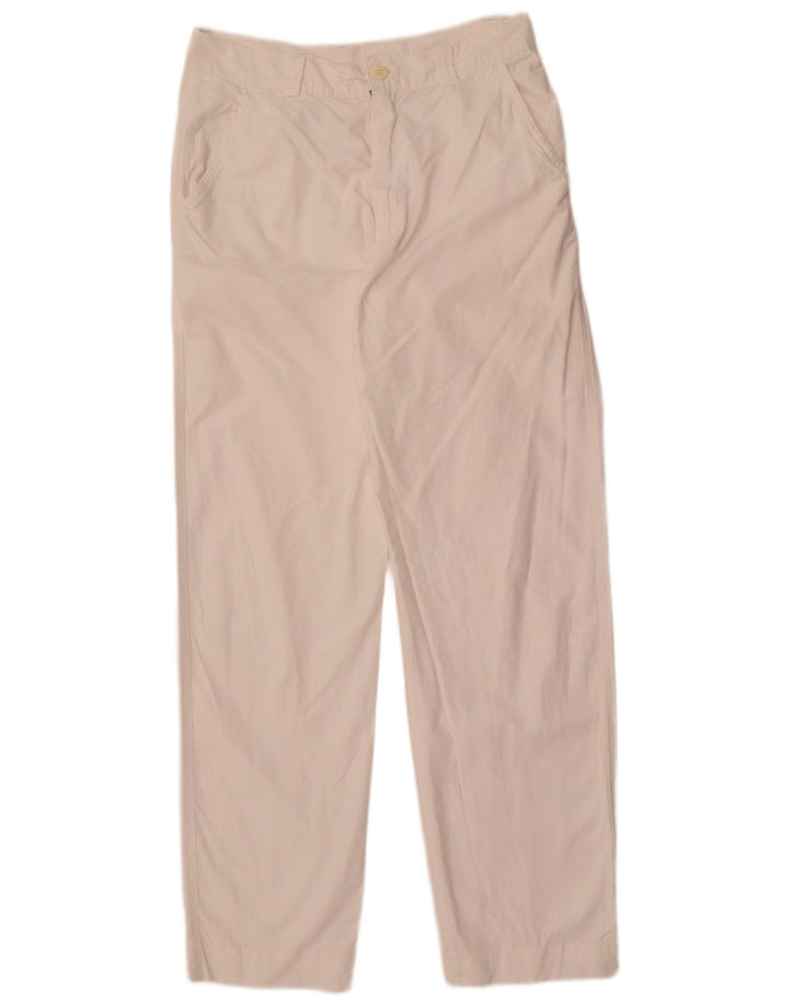 Mash Mens Straight Chino Trousers W30 L32 White