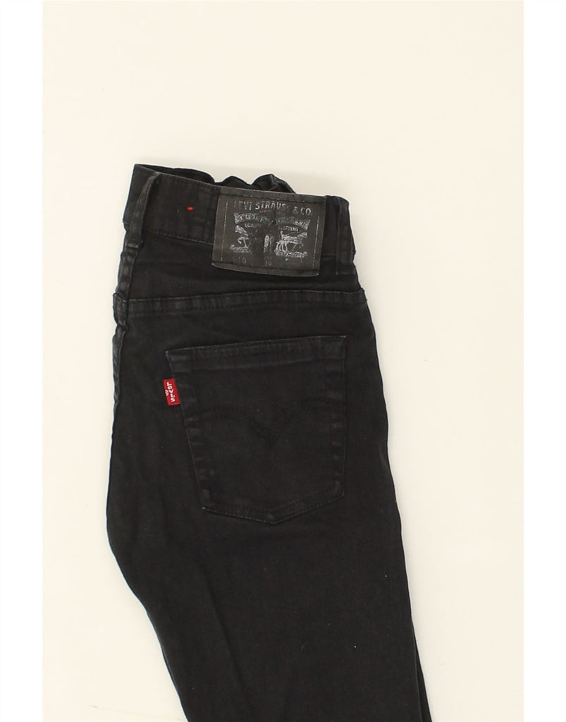 LEVI'S Girls 510 Skinny Jeans 9-10 Years W26 L27  Black Cotton | Vintage Levi's | Thrift | Second-Hand Levi's | Used Clothing | Messina Hembry 