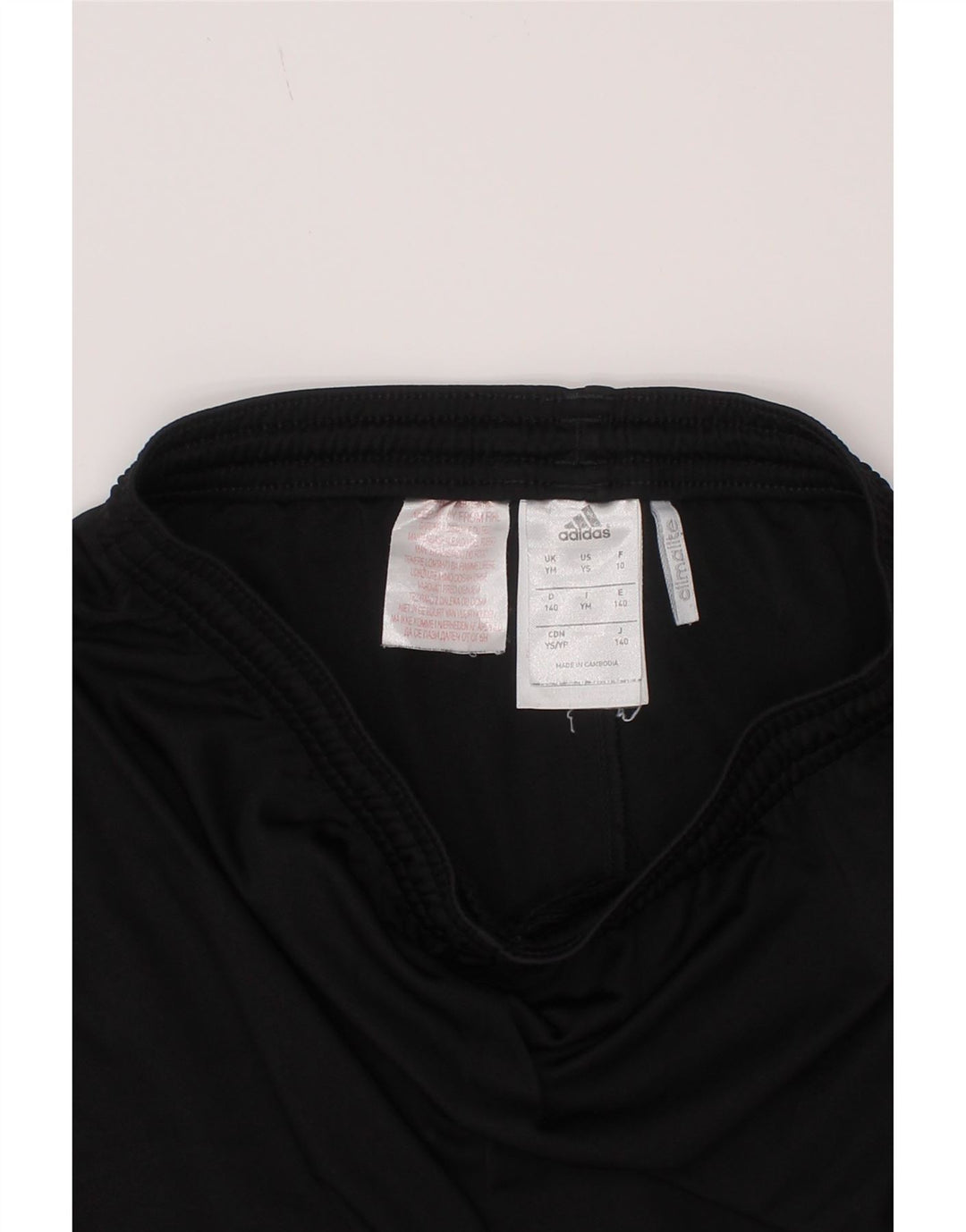 Adidas Boys Climalite Sport Shorts 9-10 Years Medium Black Polyester