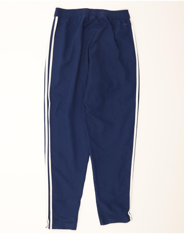 Adidas Mens Tracksuit Trousers Medium  Navy Blue Polyester