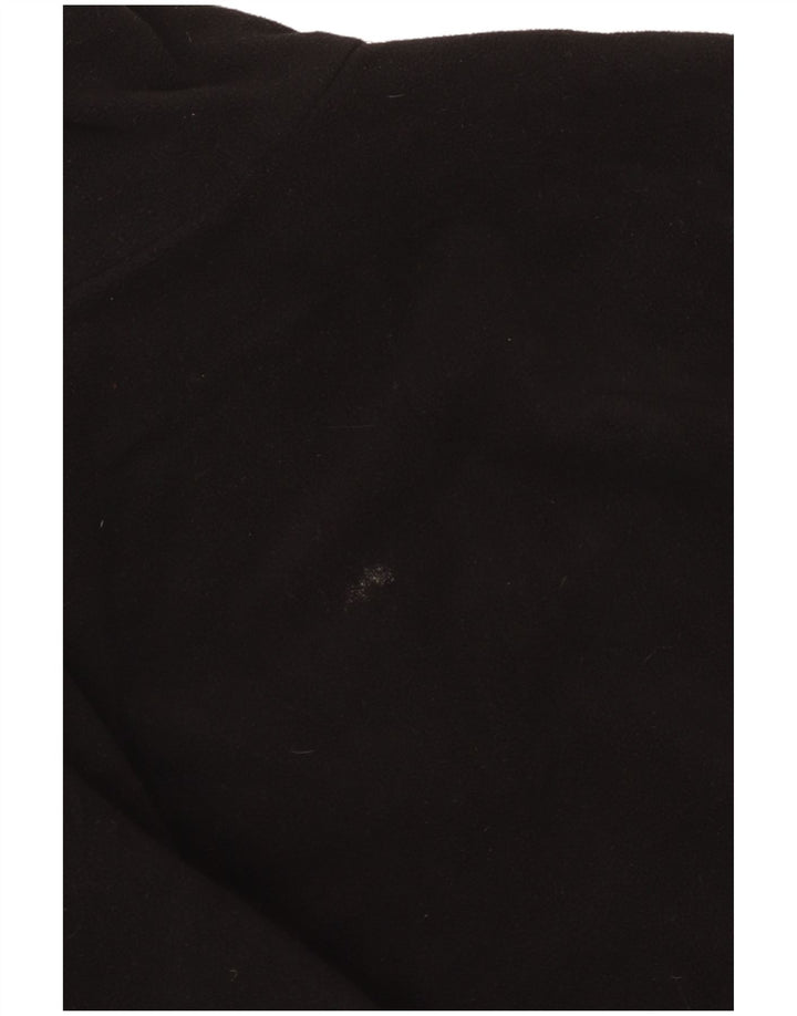 Lotto Womens Zip Neck Fleece Jumper UK 10 Small Black Polyester