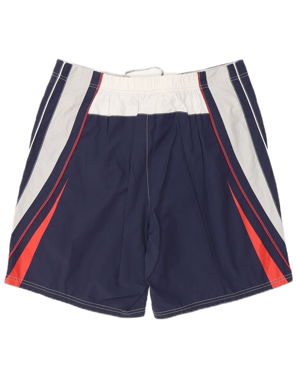 Fila Mens Graphic Swimming Shorts 2XL Navy Blue Colourblock Polyester