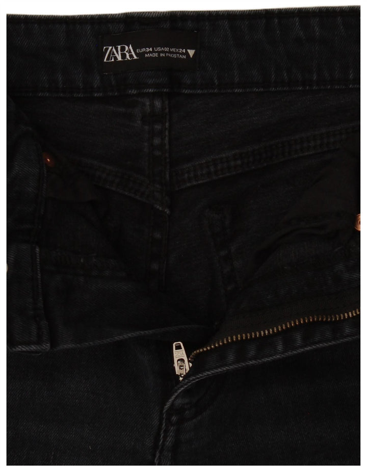 Zara Womens Bootcut Jeans EU 34 2XS W24 L25 Navy Blue