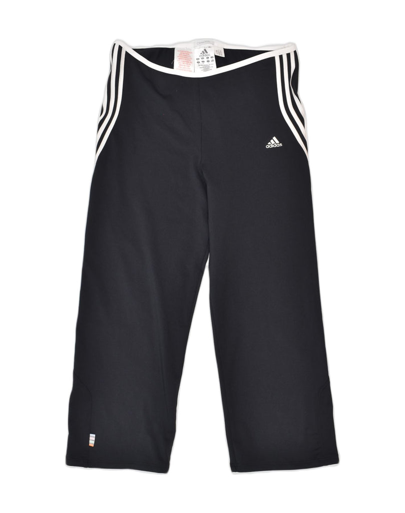 ADIDAS Girls Clima 365 Tracksuit Trousers 15-16 Years Black Polyester | Vintage | Thrift | Second-Hand | Used Clothing | Messina Hembry 