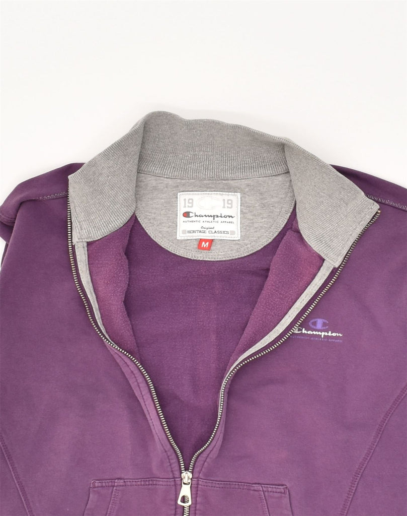 CHAMPION Womens Heritage Classics Tracksuit Top Jacket UK 14 Medium Purple | Vintage Champion | Thrift | Second-Hand Champion | Used Clothing | Messina Hembry 