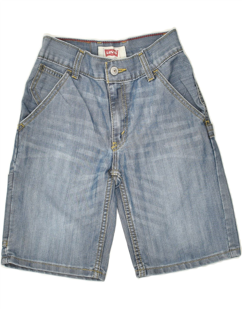 LEVI'S Boys Carpenter Denim Shorts 7-8 Years W24 Blue Cotton | Vintage Levi's | Thrift | Second-Hand Levi's | Used Clothing | Messina Hembry 